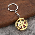 Metal Car Wheel Keychain with Brake Disc Detail, Seven Colors view 8