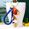 Royal-Blue-Braided Basketball-Shoe