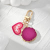 Purple Round Heart