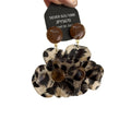 Leopard Print Layered Flower Drop Statement Earrings view 5