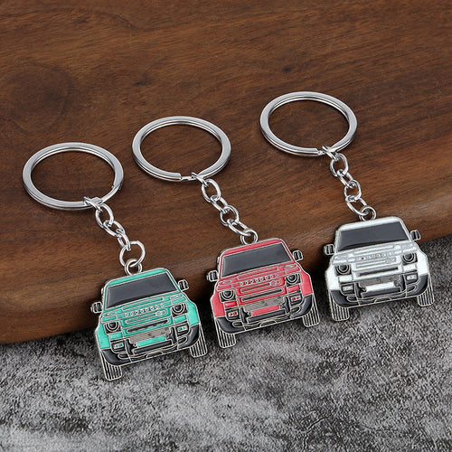 Metal Enamel Car Shape Keychain Gift Accessory