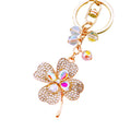 Double Crystal Four Leaf Clover Keychains in Four Colors plus Assorted view 5
