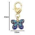 Four-Color Butterfly and Heart Lobster Clasp Charm Collection view 7