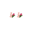 Rabbit Rose Studs