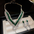 Crystal Necklace and Earring Sets in Twelve Colorful Designs view 10