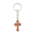 Wooden Cross Keychain With Metal Ring And Two Packaging Options view 5