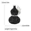 Crystal Covered Gourd Brooch in Six Bright Colorways view 7