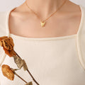 Gold 3D Cute Bull Calf Pendant Necklace Station Ball Chain view 3