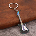 Colorful Metal Electric Guitar Keychain in Five Color Styles view 7