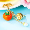 Persimmon Fortune and Mixed Auspicious Charm Keychains in Twenty-Seven Designs view 9