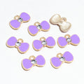 Rhinestone Enamel Bow Charms in Seven Color Styles view 12