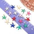 Double-Sided Gold-Tone Starfish Metal Charms with 47 Listed Options view 3