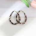 Thirty Three Fabric Wrapped Patterned Mixed Statement Earrings view 10