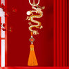 Orange Pearl-Dragon-Tassel