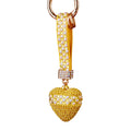 Pearl Band Crystal Heart Keychains in Eleven Colors plus Assorted view 5