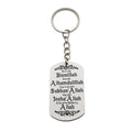Islamic Phrase Natural Wood Keychain With Metal Ring view 6