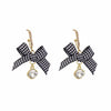 Houndstooth Crystal Bow