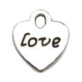Antique Silver Heart Metal Charms with 26 Listed Options view 10
