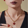 Red Heart Earrings