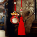 Large Fortune Pouch Vehicle Hanging Ornaments in Three Colors and Cord Only Option view 4