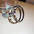 Leopard And Tortoiseshell Resin Hoop Earrings In Eleven Shapes view 9