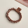Coffee Brown Elastic Hair Ties Scrunchies Nine Style Mix view 11