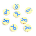 Colorful Awareness Ribbon Bead Jewelry Components For DIY Earrings And Bracelets Charms view 10