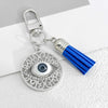 Silver Eye Tassel