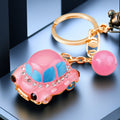 Jelly Cartoon Car Keychains with Fortune Loops and Loop Only Options view 9