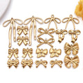 Stainless Steel Gold-Tone Bow and Butterfly Metal Charms with 10 Listed Options view 1