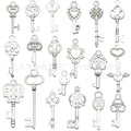 Gold-Tone Key Metal Charms with 6 Listed Options for Jewelry Making view 10
