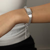 Crystal Face Silver