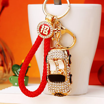 Jeweled Convertible Car Keychains in Twelve Pictured Styles