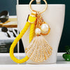 Yellow-Braided Champagne-Shell