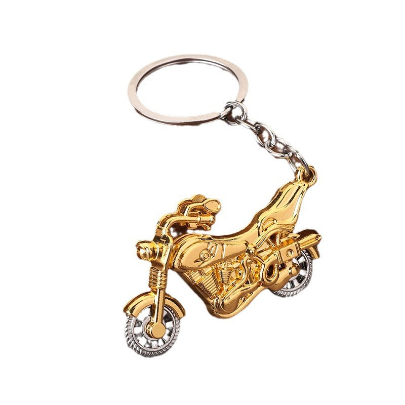 Cartoon Motorcycle Alloy Keychain Bag Charm Gift Accessory