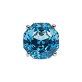 Round Crystal Ear Cuffs in Pink Blue and Clear Options view 5