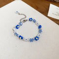 Beaded Daisy Flower Necklace Bracelet Ring Crystal Pieces view 10