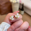 White Green Flower