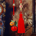 Mixed Tulip and Four Persimmon Motif Car Hangers in Seven Pictured Options view 6