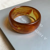 White Wide Bangle
