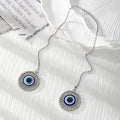 Silver Tone Blue Evil Eye Rearview Mirror Hanging Ornaments in Ten Designs view 12