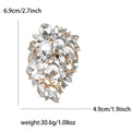 Medium Crystal Grape Cluster Brooch in Ten Colorways view 12