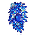 Flower Crystal Nine Designs Metal Brooch Pin for Jackets and Lapels view 8