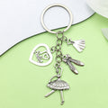Heart Charm Keychains in 13 Pictured Variations for Bags and Keys view 4