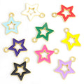 Colorful Open Star Jewelry Components For DIY Earrings And Bracelets Charms view 5