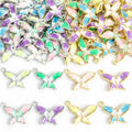 Pastel Hummingbird Metal Jewelry Charms, 12 Colorways view 4