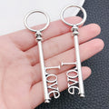 Antique Silver Key Metal Charms with 34 Listed Options view 12