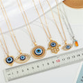 Assorted Evil Eye Hamsa and Flip Flop Pendant Necklaces view 2