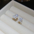 Silver Pearl Zircon Open Rings in Six Style Designs view 7