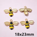Colorful Enamel Bee Charms in Nine Pictured Styles view 11